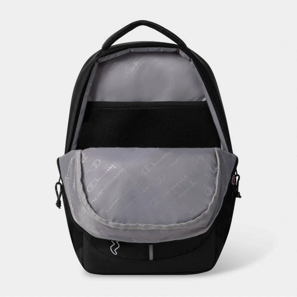 NEW Champion 18” Unisex Center Backpack - Black